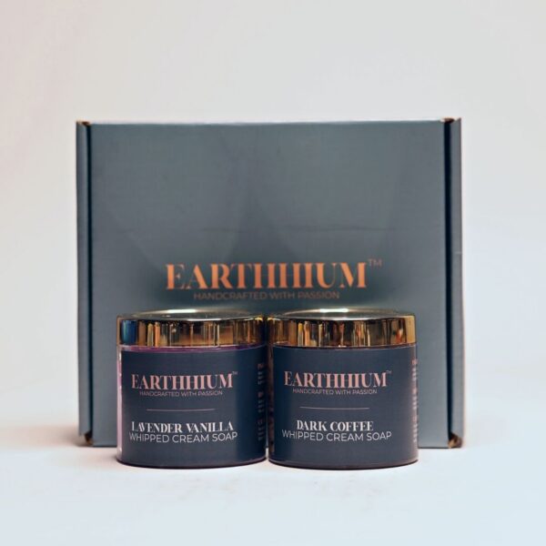 Dark Coffee & Lavender Vanilla | Set of 2 Whipped Cream Soaps