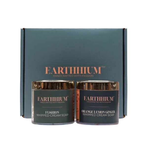 Orange Lemon Ginger & Fushion | Set of 2 Whipped Cream Soap