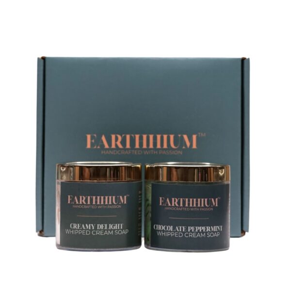 Creamy Delight & Chocolate Peppermint | Set of 2 Whipped Cream Soap