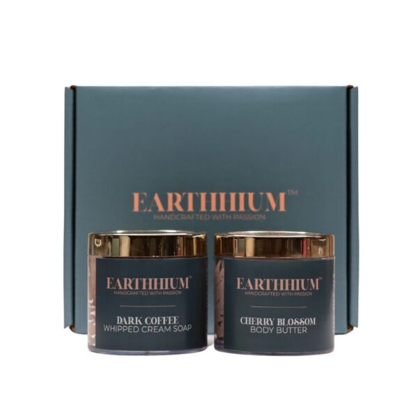 Dark coffee Whipped cream soap + cherry blossom Body butter