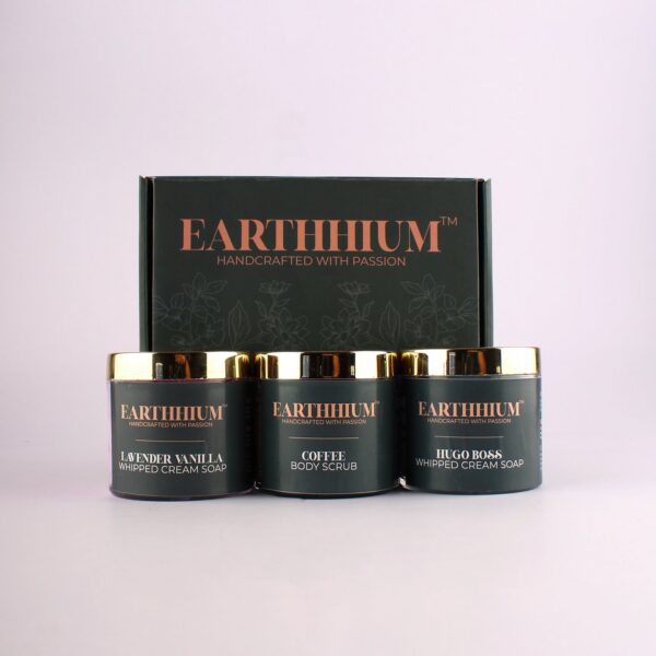 Lavender Vanilla, Hugo Boss Whipped Cream Soap & Coffee Body Scrub