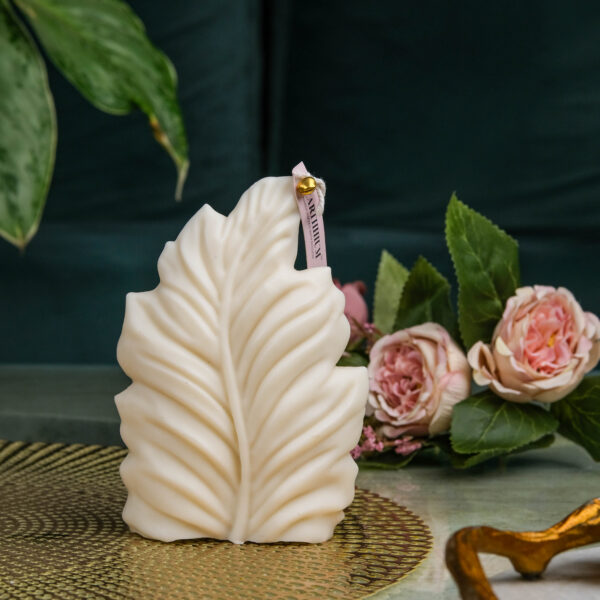 Palm Leaf | Sculpted Pillar Candle
